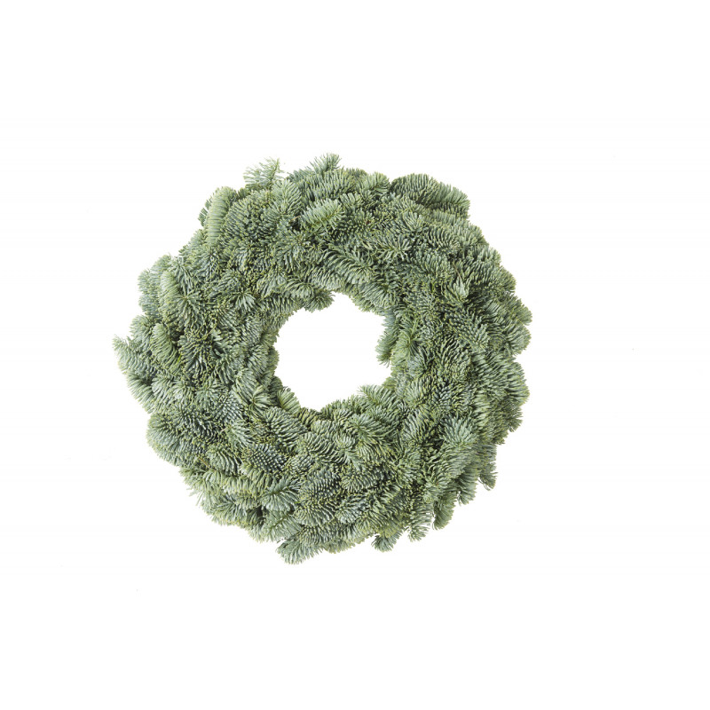 COURONNE 30 CM EN SAPIN NATUREL NOBILIS